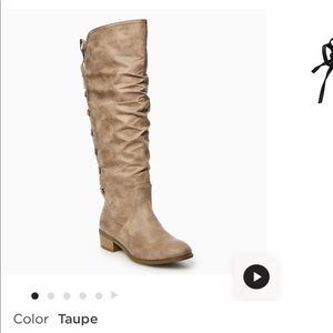 SO Matilda Taupe Riding Boots